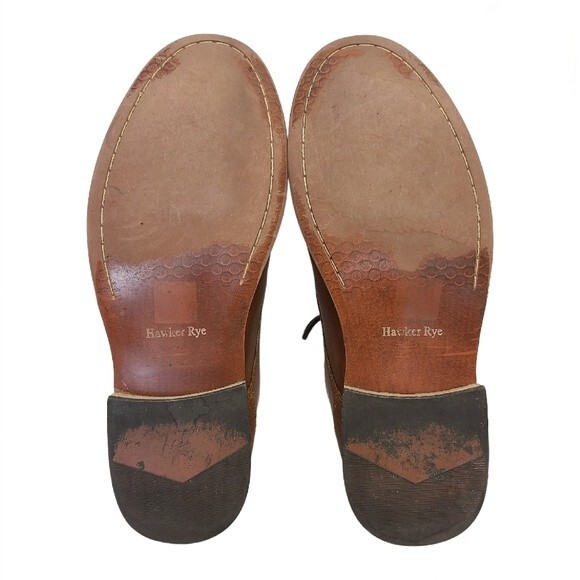 Hawker Rye Porewia Speed Lace Derby Brown Mens Dress Shoe 11 - Picture 7 of 16